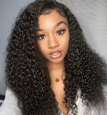 I haven't worn it out as yet to give a full review but as soon as i do i will. Curly Human Hair Lace Front Wigs With Baby Hairs Glueless Brazilian Hair Pre Plucked Full Lace Curly Wig Virgin Hair For African American High Quality Wig Synthetic Full Lace Wigs Under 100