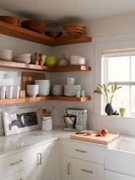 Open Kitchen Wall Shelves