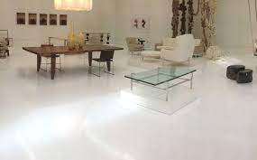 white epoxy furniture