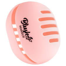 silicone makeup sponge holder blush pink