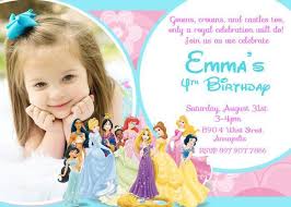 Awesome Disney Princess Birthday Party Invitations Chantelle