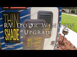 Rv Door Window Upgrade You