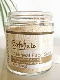 oatmeal face scrub green beauty s