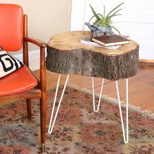 Diy Rustic Modern Tree Stump Table