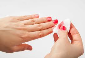 remove nail polish without using remover
