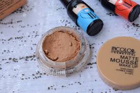 incolor matte mousse makeup warm sand