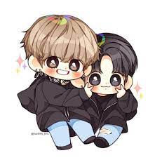 Hình ảnh BTS anime, chibi dễ thương, phong cách nhất cho các A.R.M.Y