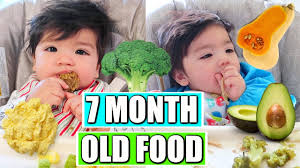 What My Baby Eats In A Day 7 Months Old