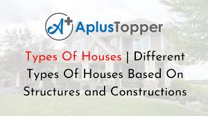 diffe types of houses based on