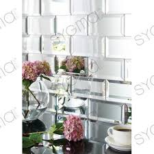Mirror Subway Wall Tile For Kitchen And