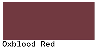 Oxblood Red Color Codes The Hex Rgb