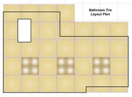 how to floor tile layout using a
