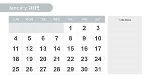 Free 2015 Calendar Template For Powerpoint