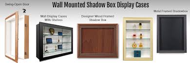 Wall Mounted Shadow Box Display Cases
