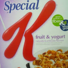 special k fruit yogurt cereal