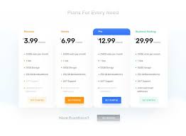 Best Divi Pricing Table Layouts To Download Today 2019