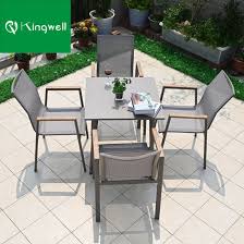 Modern Patio Furniture Stackable Chairs