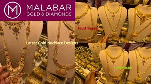 malabar latest gold necklace designs