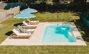 fiberglass pool in your backyard