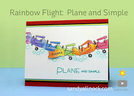 Rainbow Flight Plane And Simple Sandy Allnock