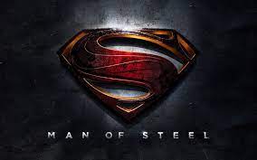 steel superman logo wallpaper