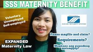 sss maternity benefits for voluntary