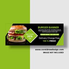 fast food banner template free