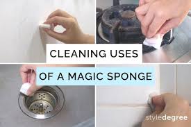 10 cleaning uses of a magic sponge