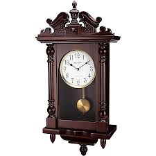 Olden Days Wall Clock With Real Wood 4