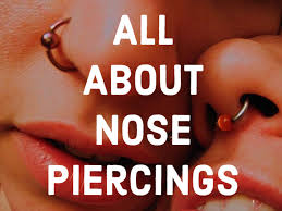 Use a cotton ball soaked in saline to clean the area gently. All About Nose Piercings Tatring