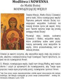 Modlitwa i NOWENNA do Matki Bożej ROZWIĄZUJĄCEJ WĘZŁY - PDF Free Download