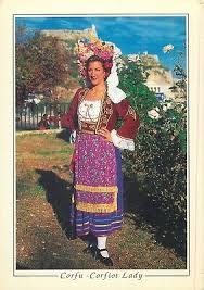 greek type corfu national folk costume