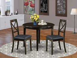 Red barrel studio new olivia nook traditional 3 piece dining set (charcoal). Amazon Com East West Furniture Kitchen Nook Table Set 3 Piece Cappuccino Color Pu Leather Kitchen Chairs Seat Cappuccino Finish Dining Room Table And Structure Furniture Decor