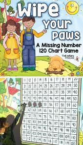 120 Chart Missing Number Powerpoint Game First Grade