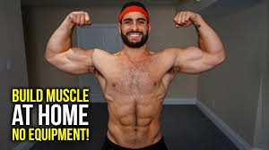 home workout to build muscle no