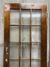 15 Pane Glass Door 37 5x89 5 Vintage
