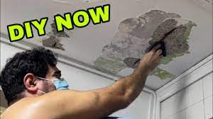 how to repair concrete ceiling cement