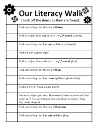 Make a list of items available in backyard or in nature if playing outdoors or anything you think of easily available around the play place. Get Your Kids Walking Talking With A Literacy Scavenger Hunt Scholastic Parents