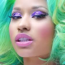 nicki minaj makeup black eyeshadow