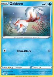 Water is one of the 18 type in the pokémon series. Goldeen Horn Attack Pokemon Cardmarket