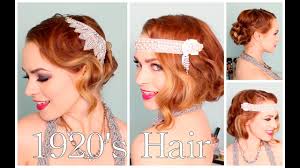 Some styling cream, wax, or pomade can help you maintain one of these. 1920 S Faux Bob And Updo Tutorial Youtube