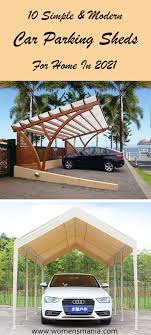 10 latest car parking shed designs with