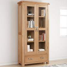 Gloucester Oak Display Cabinet With