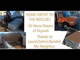 Emergency Drywall Delivery Home Depot