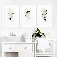 Bathroom Decor Wall Art Prints With