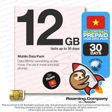 vietnam 30 days 12gb data 4g 5g prepaid