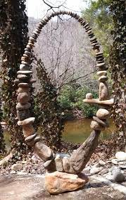 Stone Sculpture Garden Art Rock