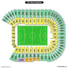 tcf bank stadium seating charts views