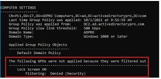 group policy lock screen configuration