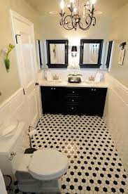 Black And White Bathroom Interior
